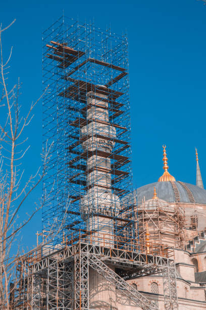 istock Blue Mosque Minaret Restoration 1415816022