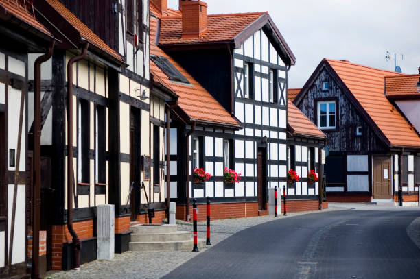 istock Details of half timbered old houses, 1415817227