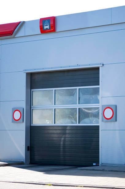 istock Car wash door close up. 1415817264