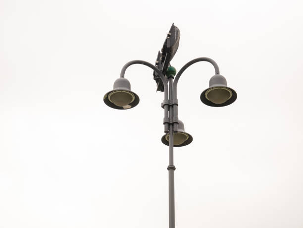 istock City lamp in the park. 1415819355