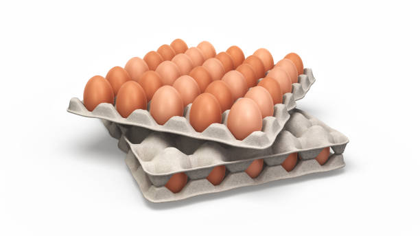 istock Eggs Brown Clipping path in Carton 1415820061