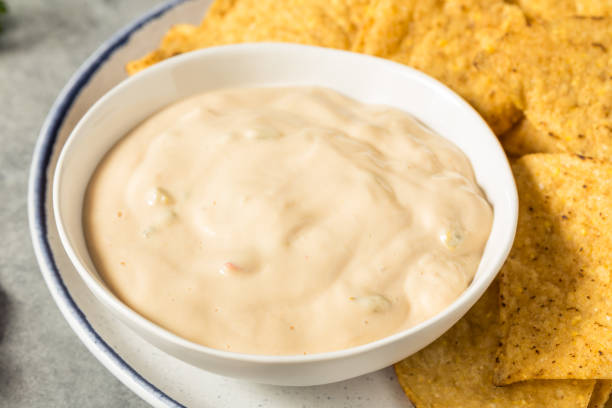 istock Homemade Creamy White Queso Dip 1415821141
