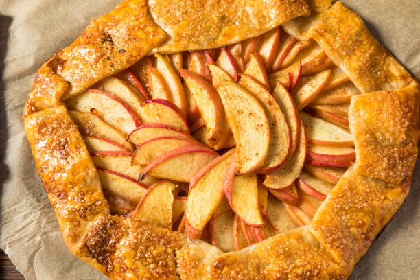 istock Homemade Organic Fall Apple Galette Pastry 1415823518