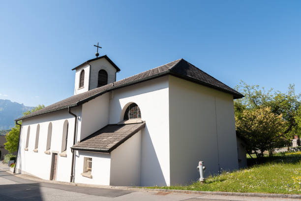 istock Little chapel in Nendeln in Liechtenstein 1415832906