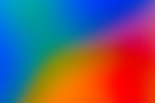 Abstract Color Gradient Defocused Background stock photo