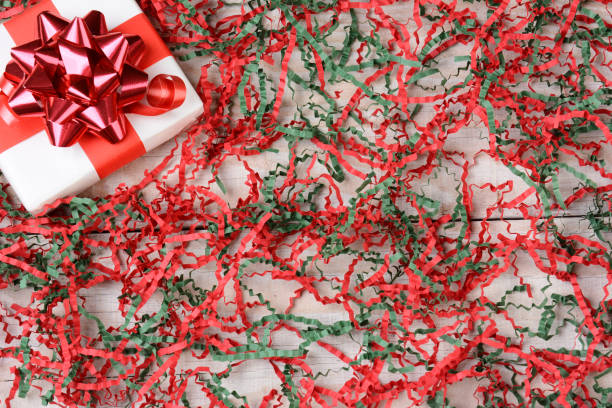istock Christmas Present and Crepe Paper 1415842244