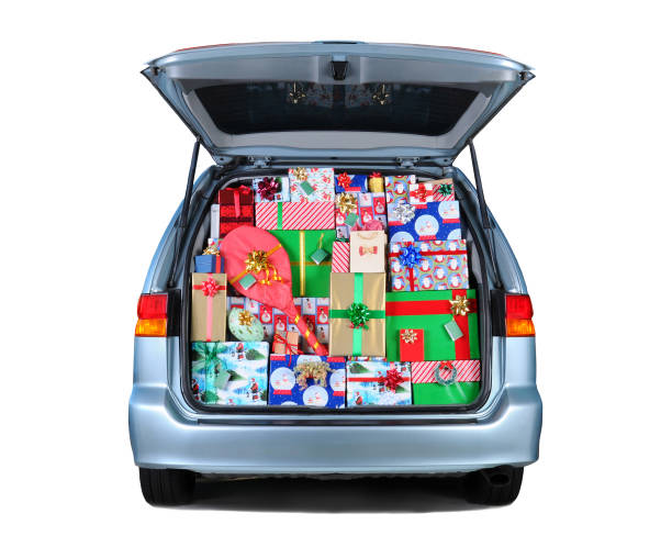 istock Minivan Full of Christmas Presents 1415846120