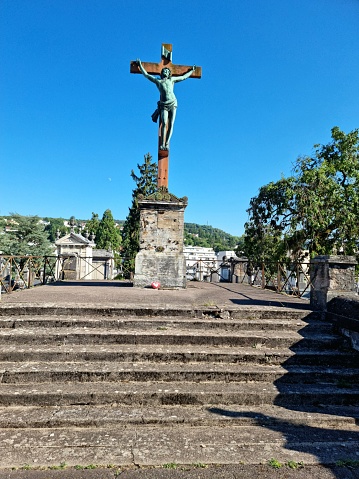 Statue of Christ in São Pedro, SP, Brazil