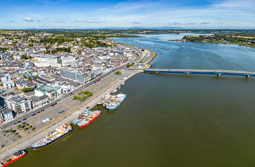 Fishing Trawlers moored in Wexford, Ireland