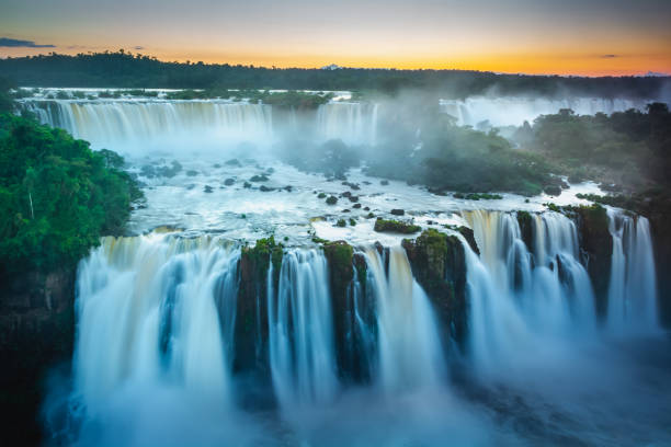 istock Iguazu Falls dramatic landscape, view from Argentina side, South America 1415858041
