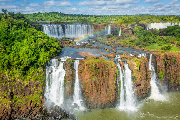 istock Iguazu Falls dramatic landscape, view from Argentina side, South America 1415858954