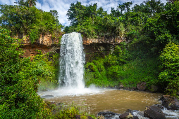 istock Iguazu Falls dramatic landscape, view from Argentina side, South America 1415860184