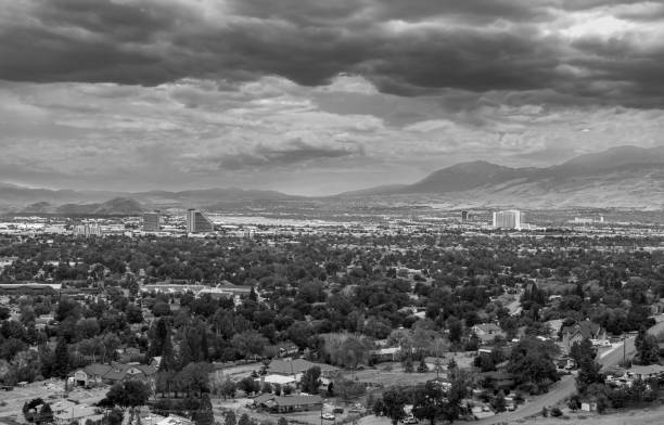 istock Cityscape skyline in Monochrome 1415863875