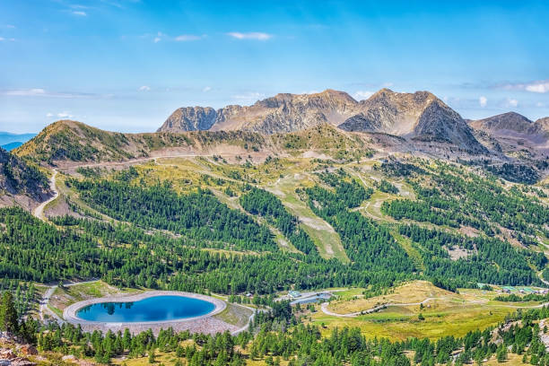 mercantour national park in france - mercantour national park imagens e fotografias de stock