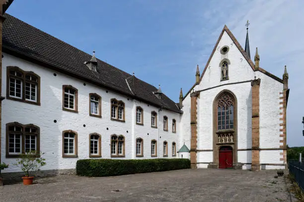 Mariawald Abbey, former monastery of the Trappists in the eifel forests around Kermeter