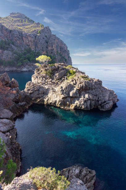Sa Calobra beach in Mallorca in Balearic Islands (Spain)