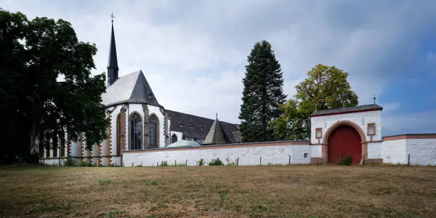 Mariawald Abbey, former monastery of the Trappists in the eifel forests around Kermeter