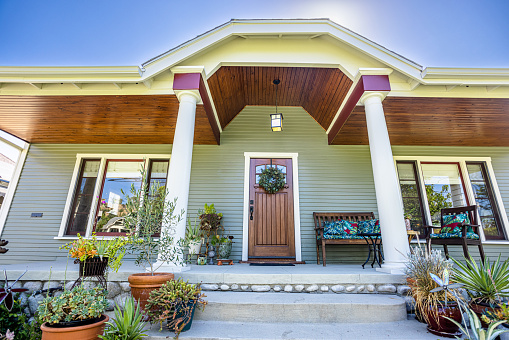 A 1923 Craftsman Bungalow Home with a fresh coat of paint