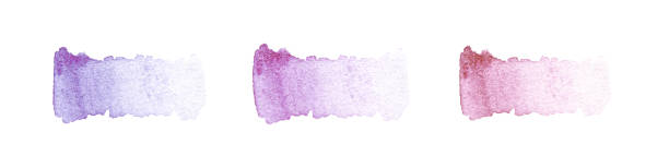 istock Watercolor texture background. Hand drawing horizontal art. Calligraphy banner 1415887748