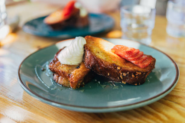 istock Sweet breakfast with french toast 1415888328