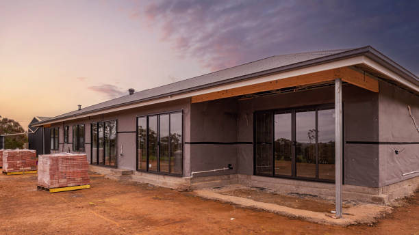 istock Bricklaying in the housing industry 1415913442