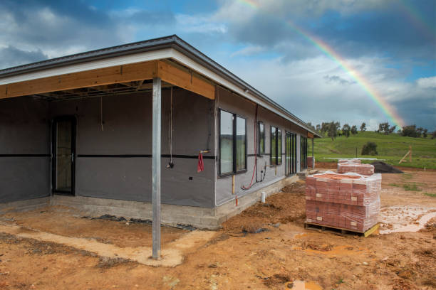istock Bricklaying in the housing industry 1415913483