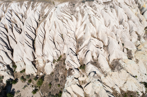 Aerial view of Cappadocia, Sword (Kiliclar) Valley, Turkey.