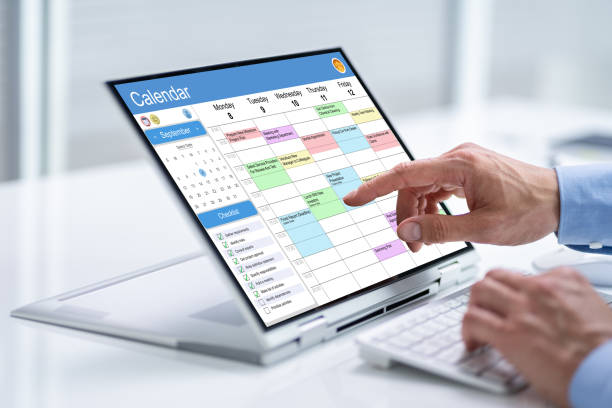 istock Appointment Schedule Planner And Date Calendar 1415930198