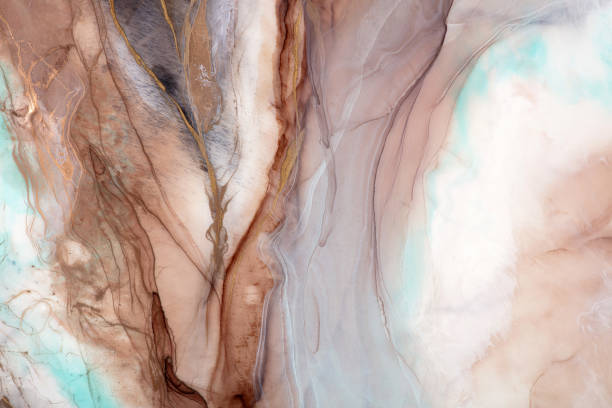 istock Gentle abstract painting background in a classic light color. 1415931395