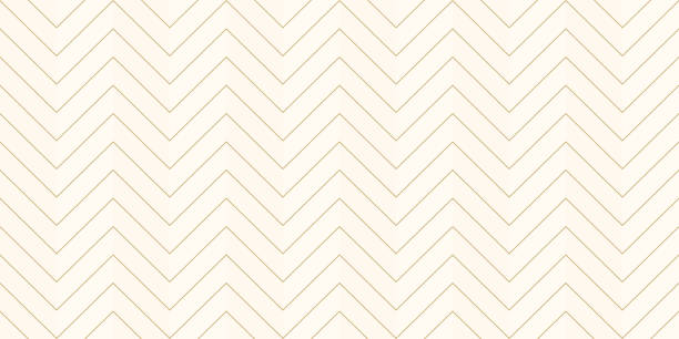illustrazioni stock, clip art, cartoni animati e icone di tendenza di modello di sfondo di lusso linea senza cuciture zigzag astratto color oro design. vettore di sfondo natalizio. - zigzag