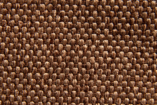 Brown fabric for the background, fabric for the background macro photo
