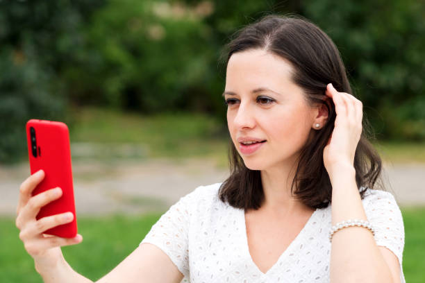istock Woman used mobile phone 1415941070