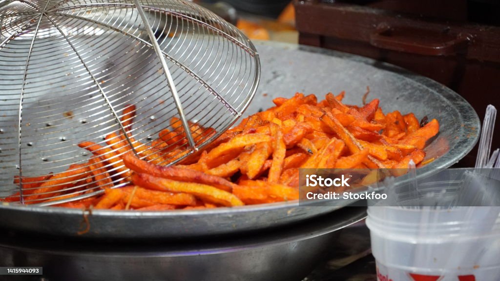 French fry image in street hd. Box - Container Stock Photo