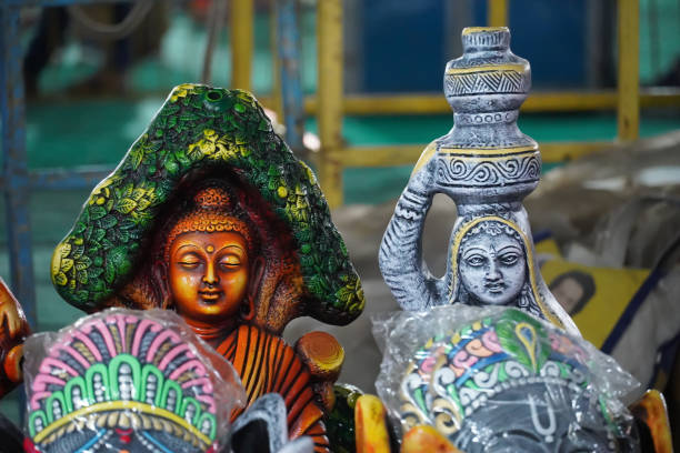 Indian Traditional Cultural Men Statue