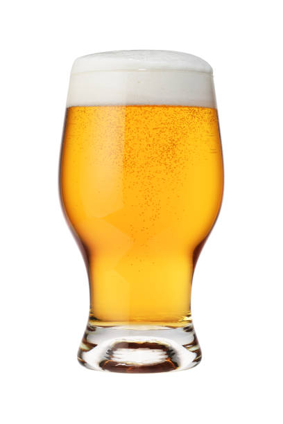 istock Beer glass isolated on white. 1415946616