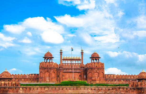 fort rouge ou lal qila - india new delhi architecture monument photos et images de collection