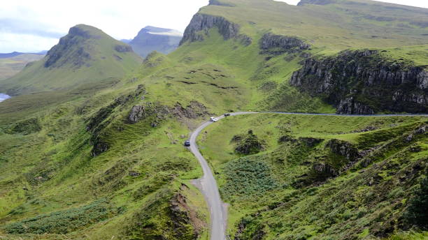 istock Cars on mountain rode 1415955590