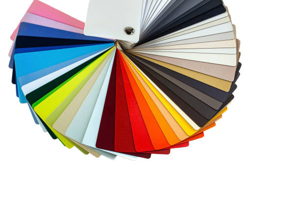 istock Color guide displaying a range of hues for use in interior design and decoration 1415956442