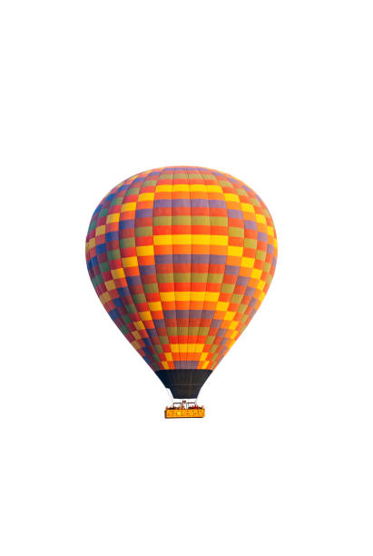 istock Colorful hot air balloon isolated on white background. 1415957921