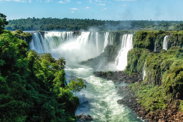 Iguazu Falls, UNESCO World Heritage Site, Argentina stock photo