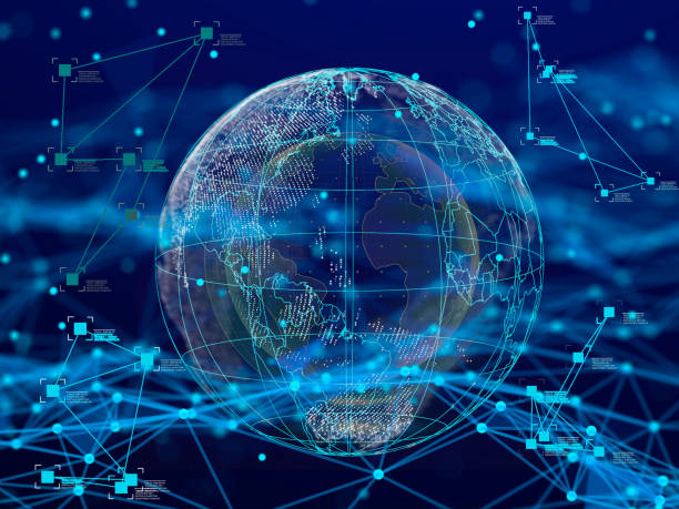 istock Global data communication

Futuristic screen panels and a glowing particle earth. 1415961650