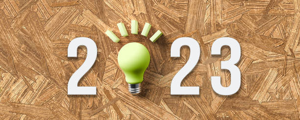 istock number 2023 with a lightbulb as a zero - 3d illustration 1415964482