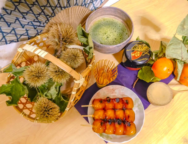 istock Tea ceremony in autumn 1415964670