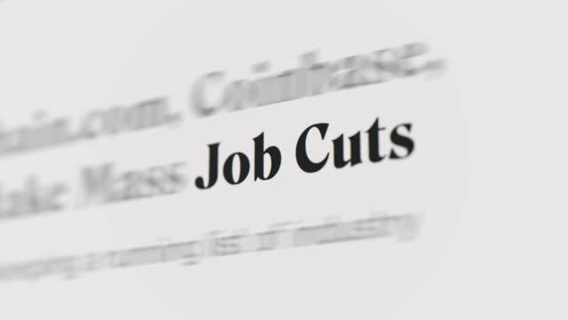 Job cuts in the article and text