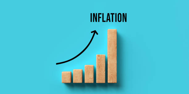 istock wooden blocks showing a grwoing graph and the message INFLATION - 3d illustration 1415965191