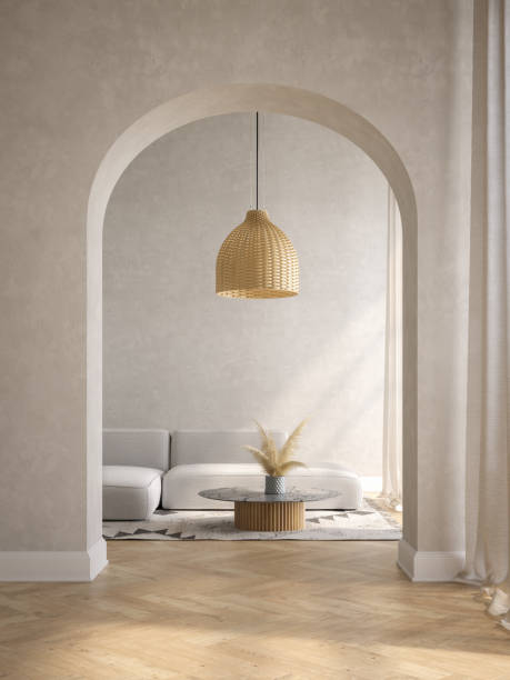 istock Modern style conceptual interior room 3d illustration 1415968185
