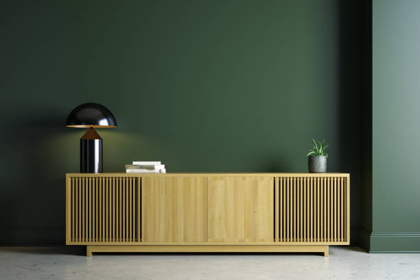 istock Modern style conceptual interior room 3d illustration 1415968204