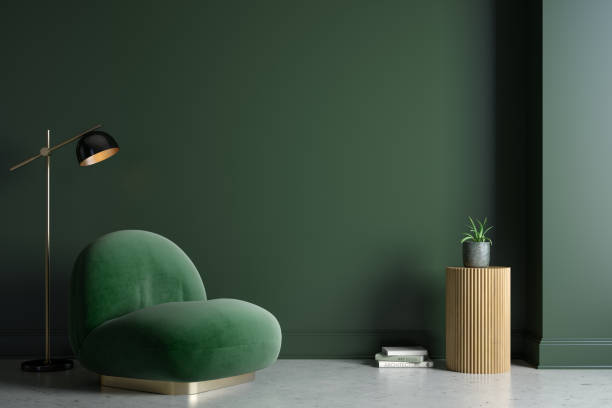 istock Modern style conceptual interior room 3d illustration 1415968309