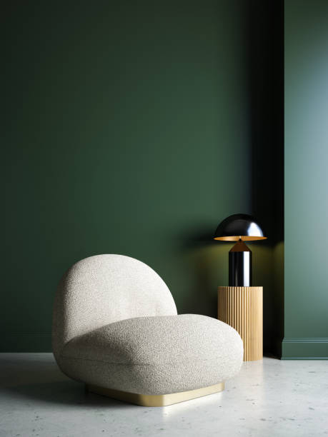 istock Modern style conceptual interior room 3d illustration 1415968323
