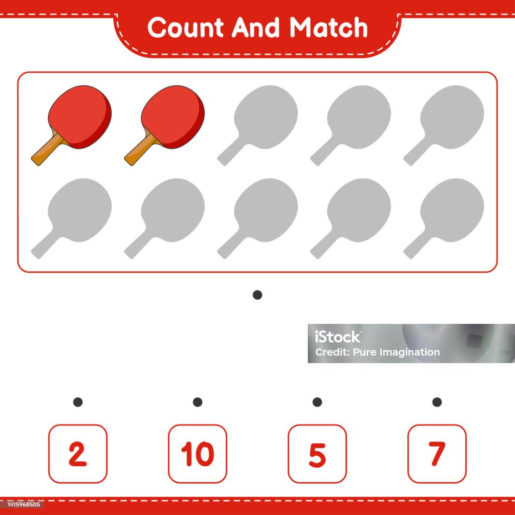 count-and-match-count-the-number-of-ping-pong-racket-and-match-with-the-right-numbers